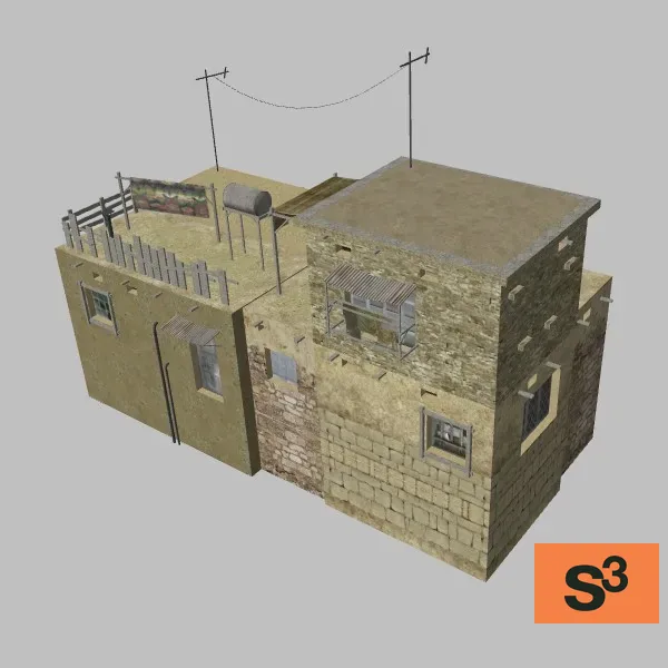 afghan-building-3B-070 — 3D model preview