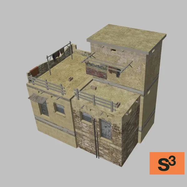 afghan-building-3B-071 — 3D model preview
