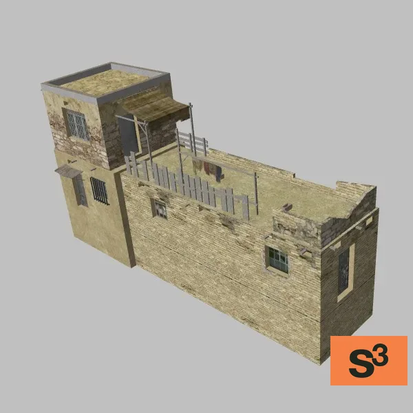 afghan-building-3B-076 — 3D model preview