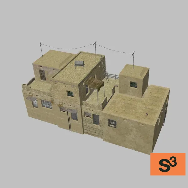 afghan-building-3B-080 — 3D model preview