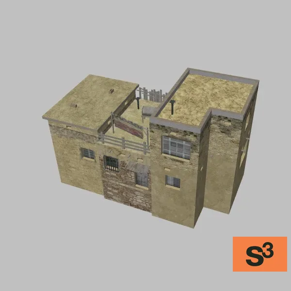 afghan-building-3B-081 — 3D model preview