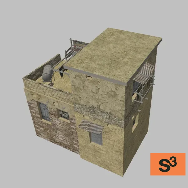 afghan-building-3B-083 — 3D model preview