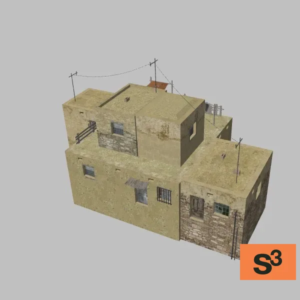 afghan-building-3B-087 — 3D model preview
