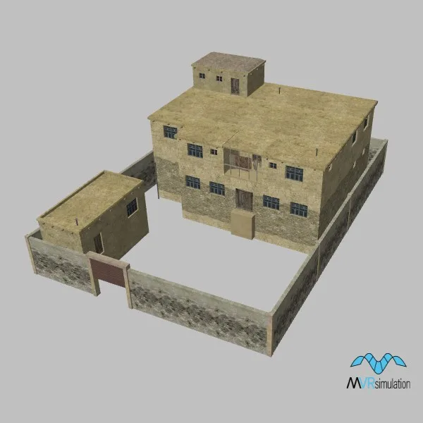 afghan-building-3B-100 — 3D model preview