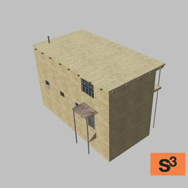afghan-building-3B-102 — 3D model preview