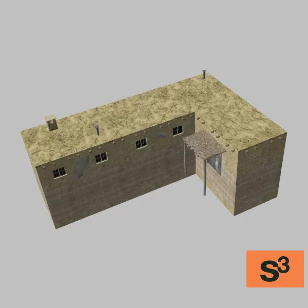 afghan-building-3B-105 — 3D model preview