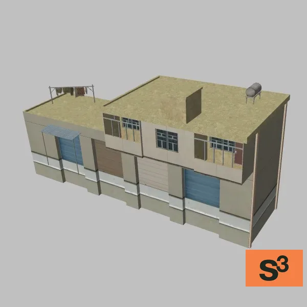 afghan-building-3B-107 — 3D model preview