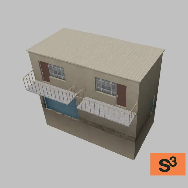afghan-building-3B-109 — 3D model preview