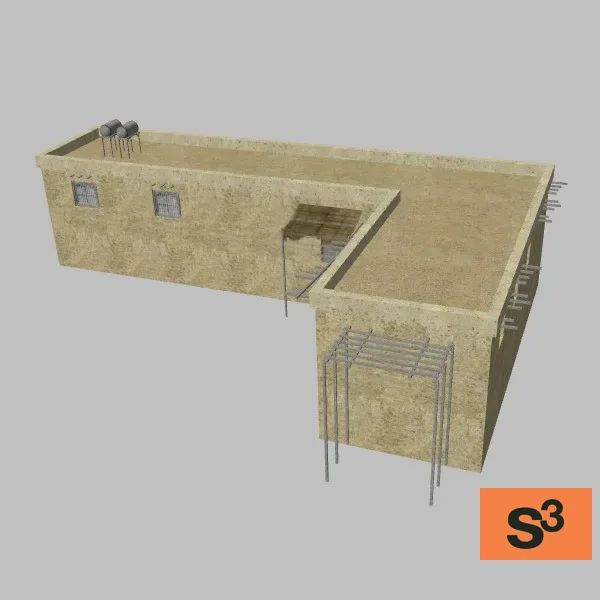 afghan-building-3B-118 — 3D model preview