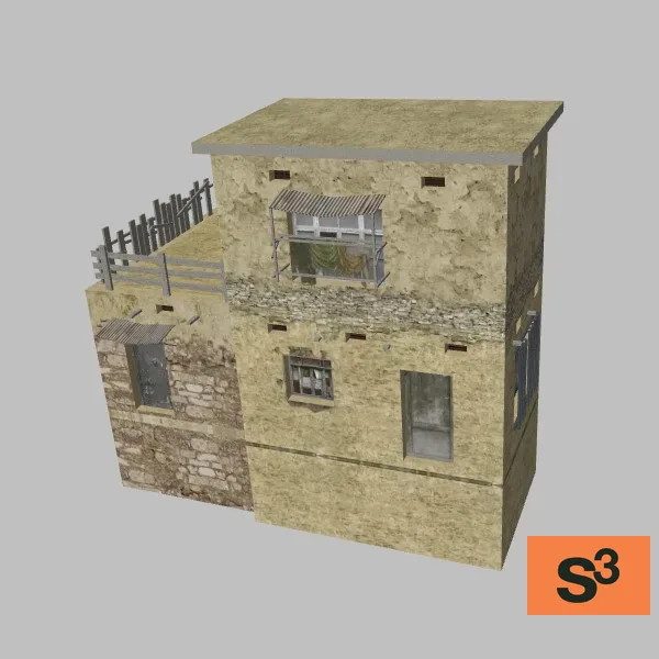 afghan-building-3B-122 — 3D model preview