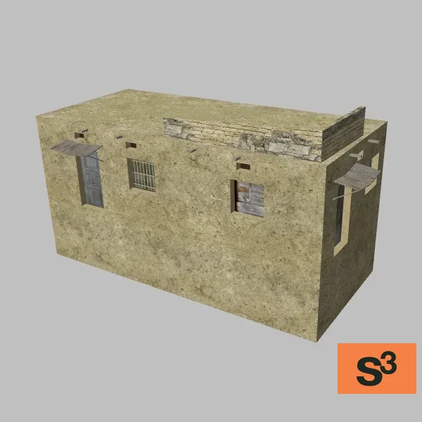 afghan-building-3B-127 — 3D model preview