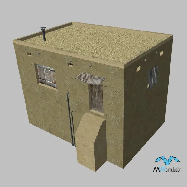 afghan-building-3B-128 — 3D model preview