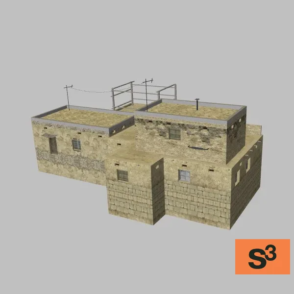 afghan-building-3B-130 — 3D model preview