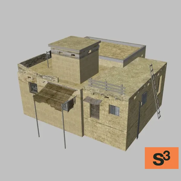 afghan-building-3B-133 — 3D model preview