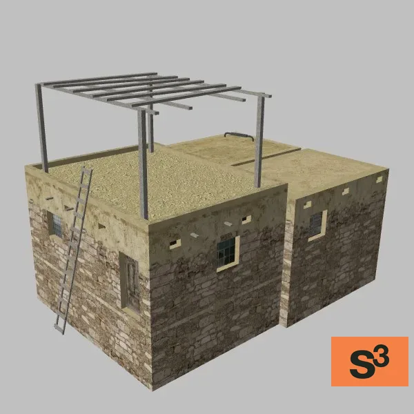 afghan-building-3B-136 — 3D model preview