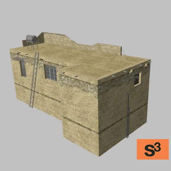 afghan-building-3B-140 — 3D model preview
