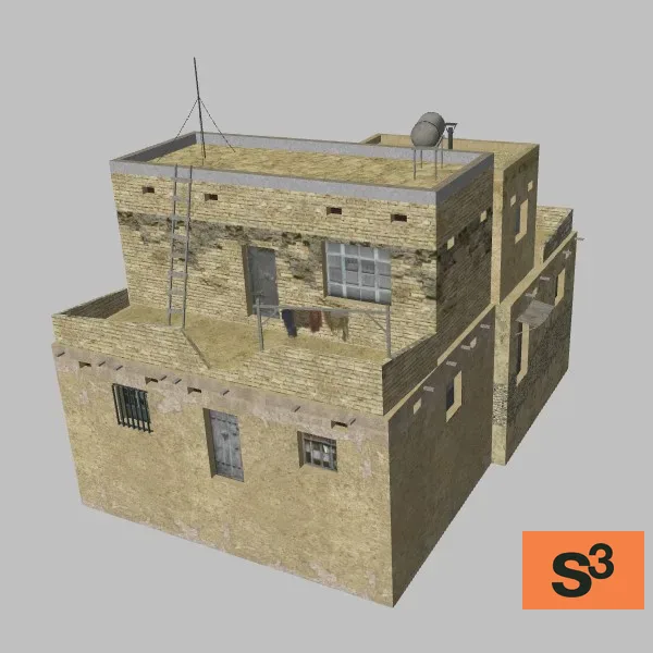 afghan-building-3B-154 — 3D model preview