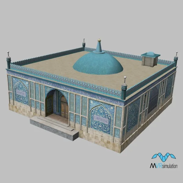 afghan-building-kharqa-shrine-001 — 3D model preview