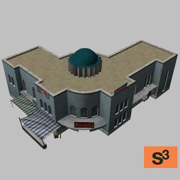 afghan-building-office-002 — 3D model preview