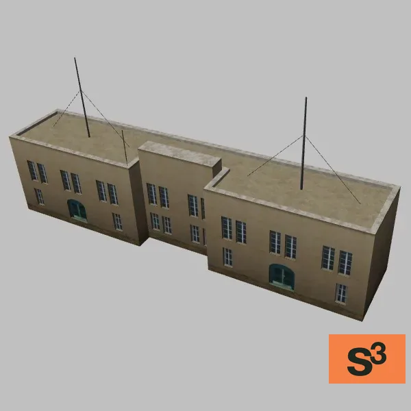 afghan-building-office-005 — 3D model preview