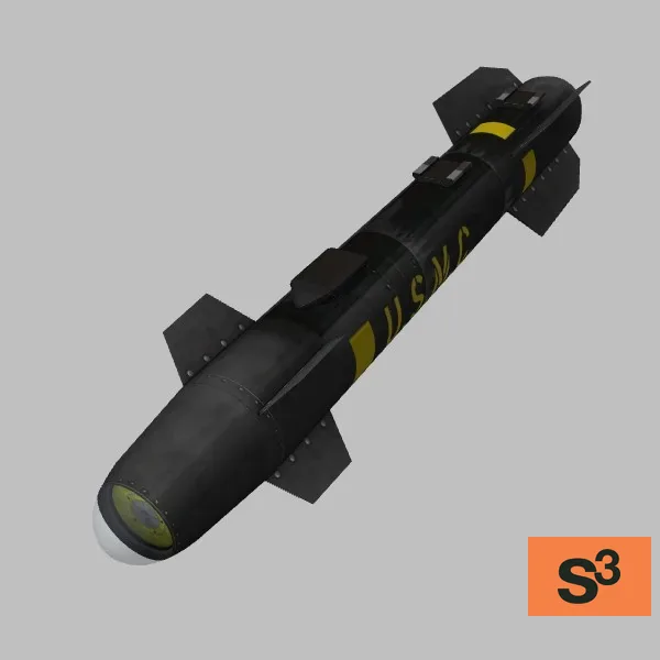 AGM-114A · US · black — 3D model preview