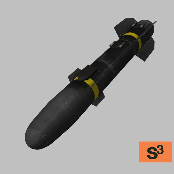 AGM-114M · US · black — 3D model preview