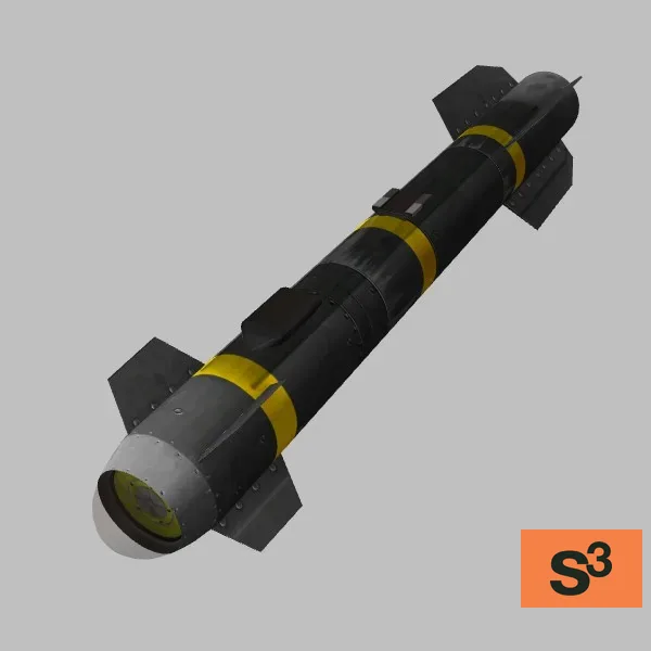 AGM-114P · US · black — 3D model preview
