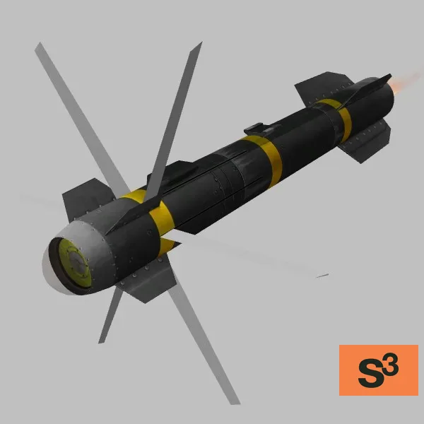 AGM-114R9X · US · black — 3D model preview