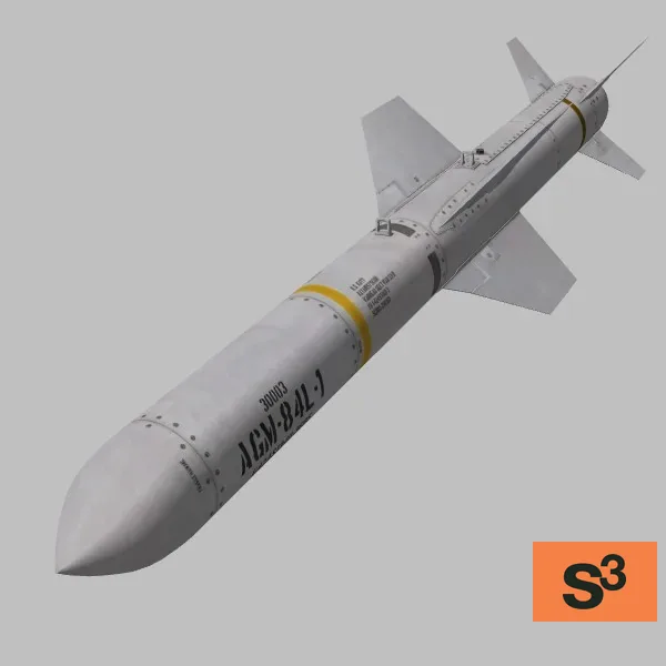 AGM-84L · US · grey — 3D model preview