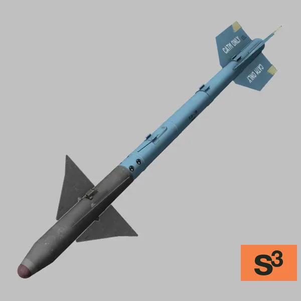 AIM-9L-CATM · US · blue — 3D model preview