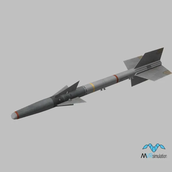AIM-9M · US · grey — 3D model preview