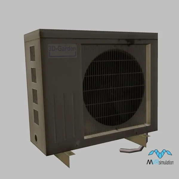 air conditioner-001 — 3D model preview