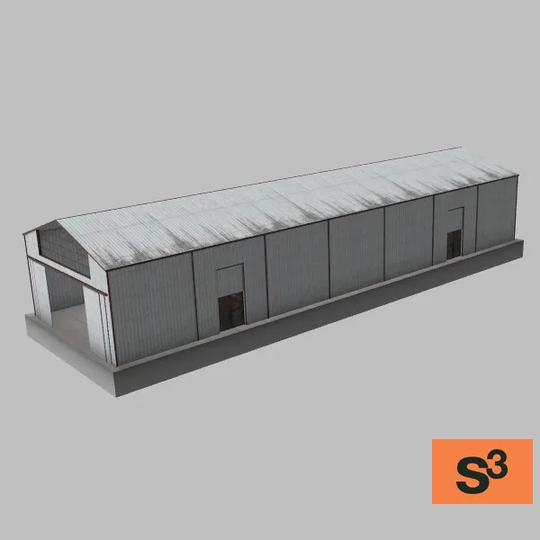 aircraft-hangar-001 — 3D model preview