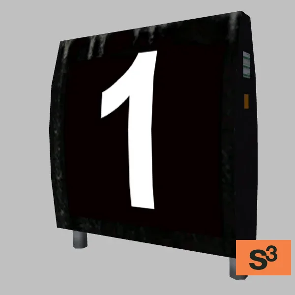 airport-dist-marker-001 — 3D model preview