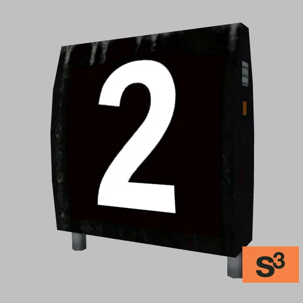 airport-dist-marker-002 — 3D model preview