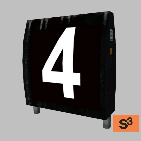 airport-dist-marker-004 — 3D model preview