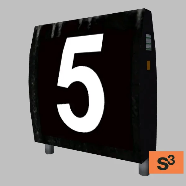 airport-dist-marker-005 — 3D model preview