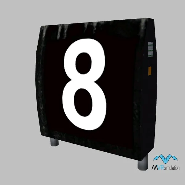 airport-dist-marker-008 — 3D model preview