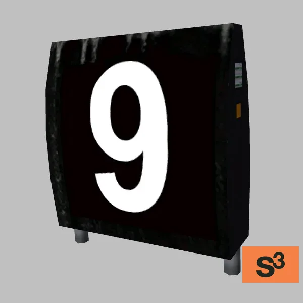 airport-dist-marker-009 — 3D model preview