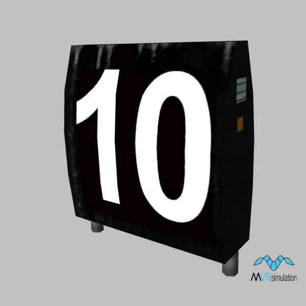airport-dist-marker-010 — 3D model preview