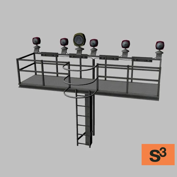 airport-runway-light-approach-001 — 3D model preview