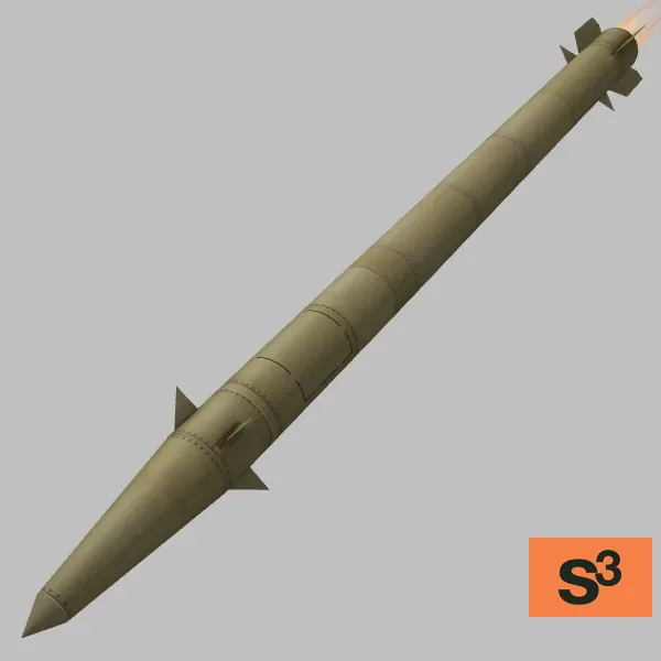 al-Aqsa-1 · IR · desert — 3D model preview