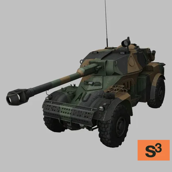 AML-90 · KE · camo — 3D model preview