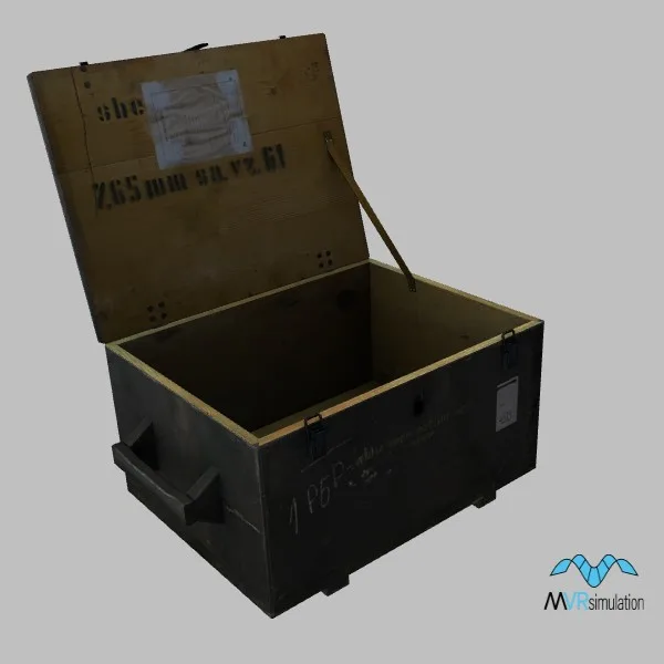 Ammo Box-001 grey — 3D model preview