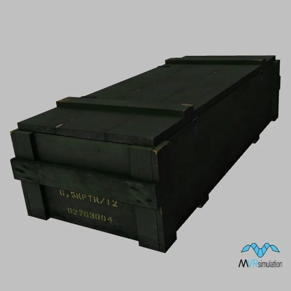 Ammo Box-003 brown — 3D model preview