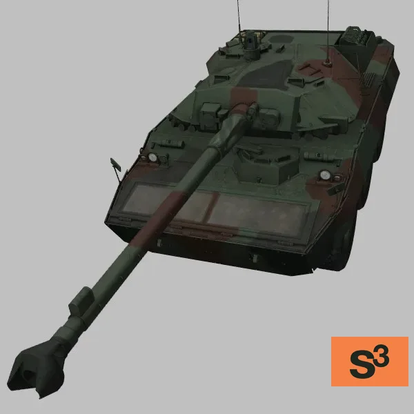 AMX-10RCR · FR · camo — 3D model preview