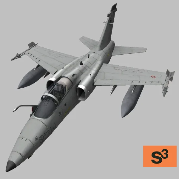 AMX-A-1M · BR · grey — 3D model preview