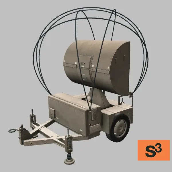 AN-MPQ-55 · US · desert — 3D model preview
