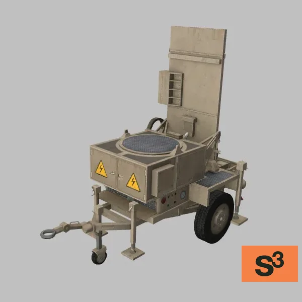 AN-TPQ-36 · US · desert — 3D model preview