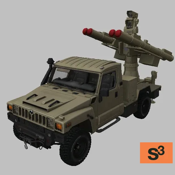 ARAS-2 · AD-08-Majid · IR · desert — 3D model preview